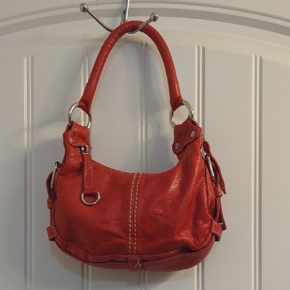 Red Leather Women's Bag - Picture 1 of 9